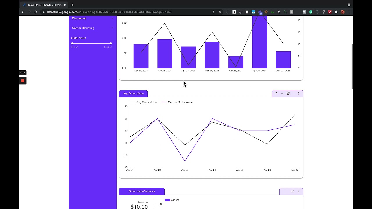Shopify Data Studio Demo - YouTube