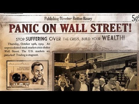Panic on Wall Street Party Game Video