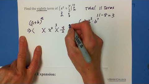Algebra: The Binomial Theorem: Find the Specified Term (1)