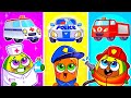 Police Monster Truck 🚛🚔Good Habits 👮♂️Kids Learn Safety🎵Pit & Penny Funny Stories 🥑