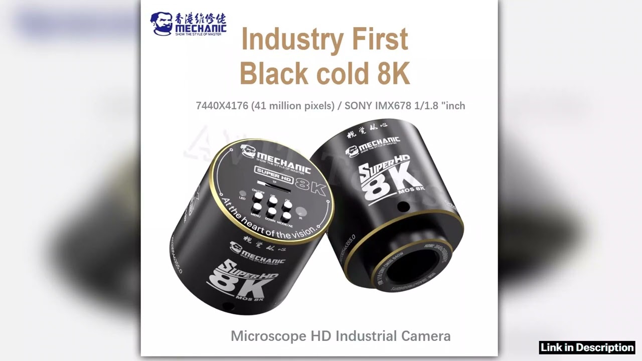 MECHANIC MOS 8K IMX678 Sony Sensor HD Industrial Microscope Camera for Digital MicroImage