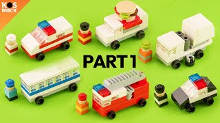 Lego City Cars Mini Vehicles  Part 1 (Tutorial)