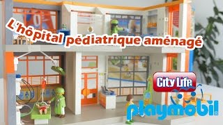 PLAYMOBIL - Hôpital Pédiatrique Aménagé 6657 - City Life