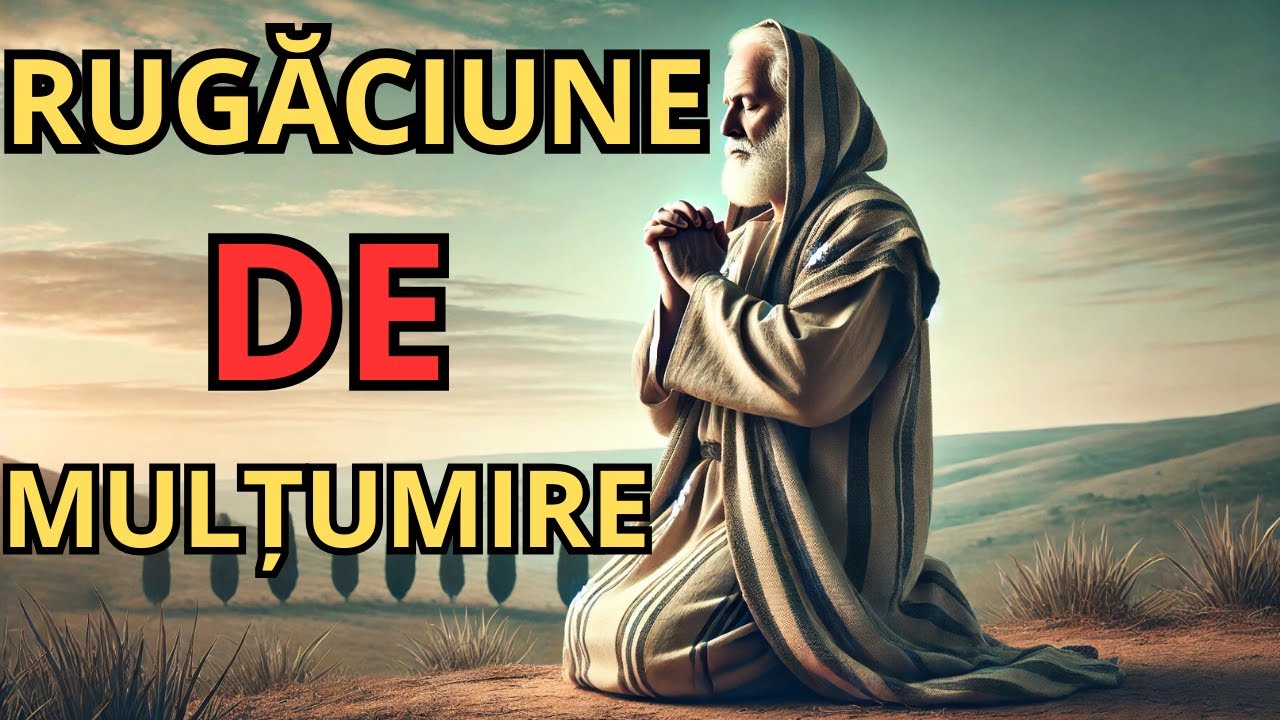 RUGĂCIUNEA ZILEI | ÎȚI MULȚUMESC, DOAMNE, PENTRU TOT CE AM!