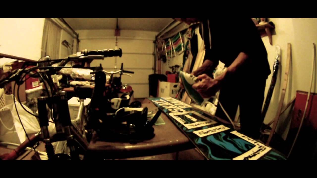 How to iron wax a snowboard YouTube