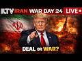 IRAN WAR DAY 24 TALKS NOT STRIKES TRUMP DELAYS STRIKES ON IRANIAN INFRASTRUCTURE IRAN WAR DAY 24 TALKS NOT STRIKES TRUMP DELAYS STRIKES ON IRANIAN INFRASTRUCTURE