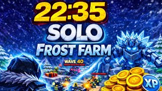 Fast Frost Mode SOLO Coin Farm – 22:35 Run (TDS)