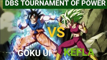 GOKU UI VS KEFLA FULL FIGHT TOURNAMENT OF POWER | DBZ TTT MOD BT3 | #gokuui #kefla #dbz #dbs