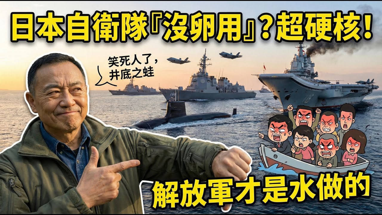 你共軍一堆泡水貨能多強，日本自衛隊有多強？八艘神盾艦、二十四艘頂級潛艇、一百四十七架F-35！小粉紅說沒卵用的自己照照鏡子 | 馬一峰