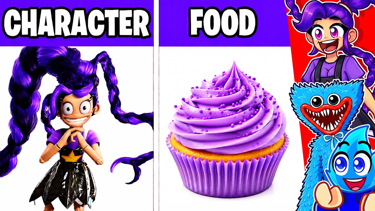 POPPY PLAYTIME CHARACTERS AND THEIR FAVORITE FOODS..?!