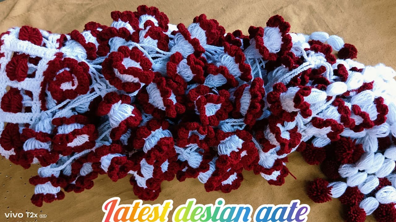 Elegant Gate Curtain Beautiful and latest toran design | woolenwork # ...