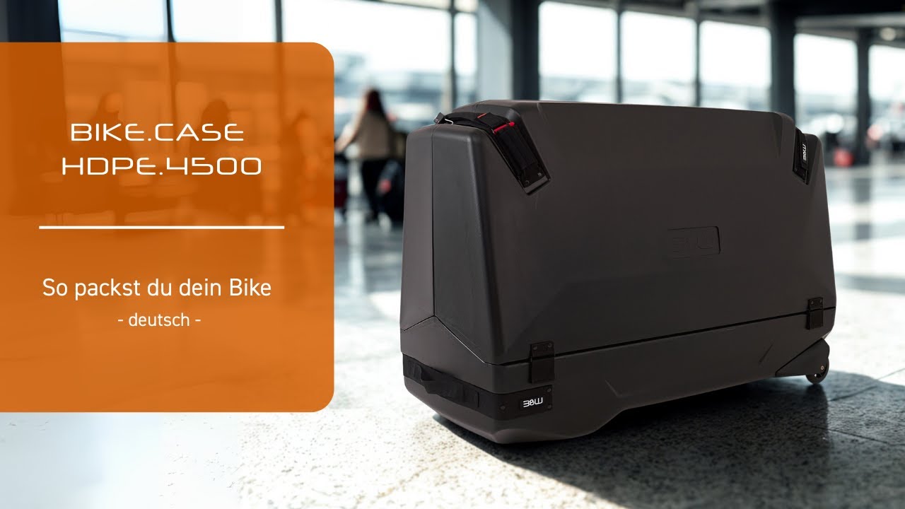 B&W bike.case HDPE.4500 | bike.shield richtig packen: Fahrrad ohne Demontage transportieren