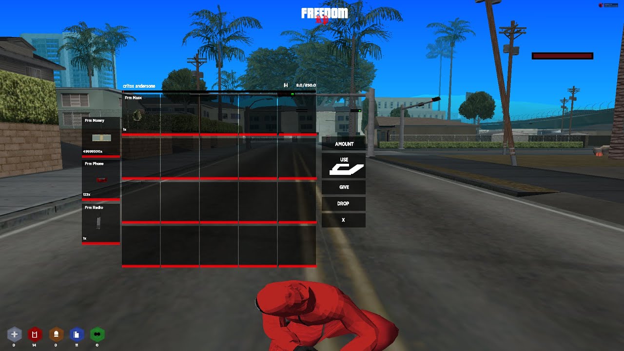 [samp/open.mp] Inventory System Showcase - YouTube