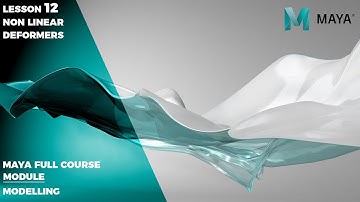 Learn the Hottest Autodesk Maya Trick - Non Linear Deformers Lesson 12!