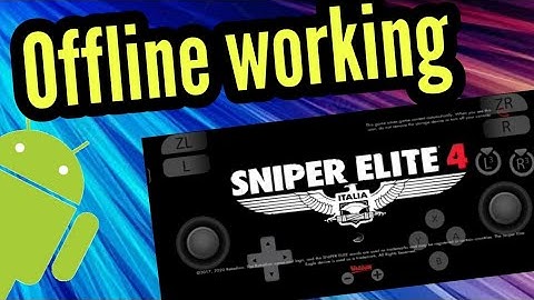 How to Play Sniper Elite 4 On Android with Yuzu Emulator offline