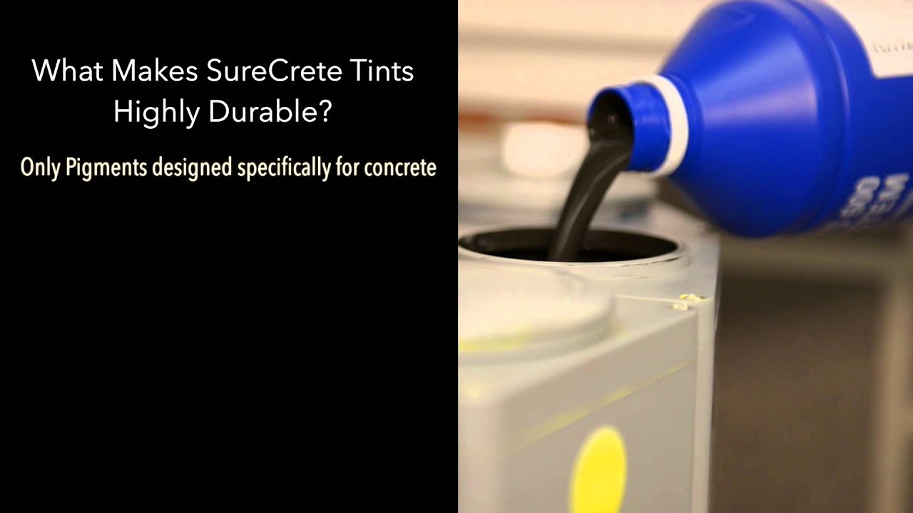 Highly Durable Tints Designed Especially for Concrete