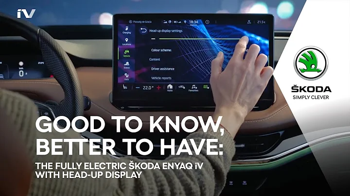 The fully electric ŠKODA ENYAQ: with Head-Up Display