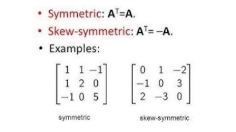 Matrices transpose part 2 # symmetric nd skew symmetric matrices