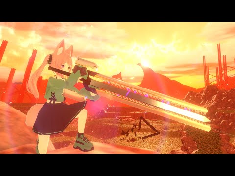 異世界おじさんのエルフの武器、Blenderで作ってVRChatに持ってきてみた