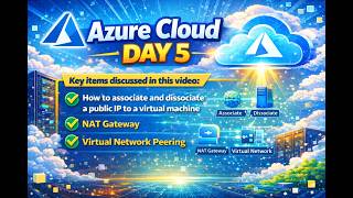 Azure Networking | Public IP, NAT Gateway & VNet Peering - Day 5