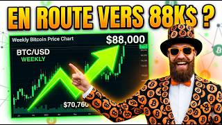 🚀BITCOIN WEEKLY : Le support des 70 760 $ a tenu, direction les 88 000 $ maintenant ?