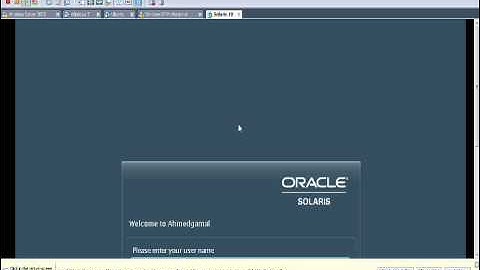 video two installing solaris