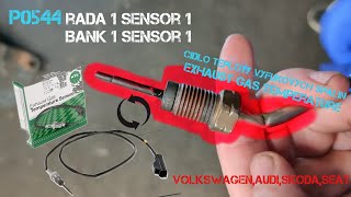 P0544- Snímač Teploty Spalin Dpf Řada 1 Sensor 1 G235