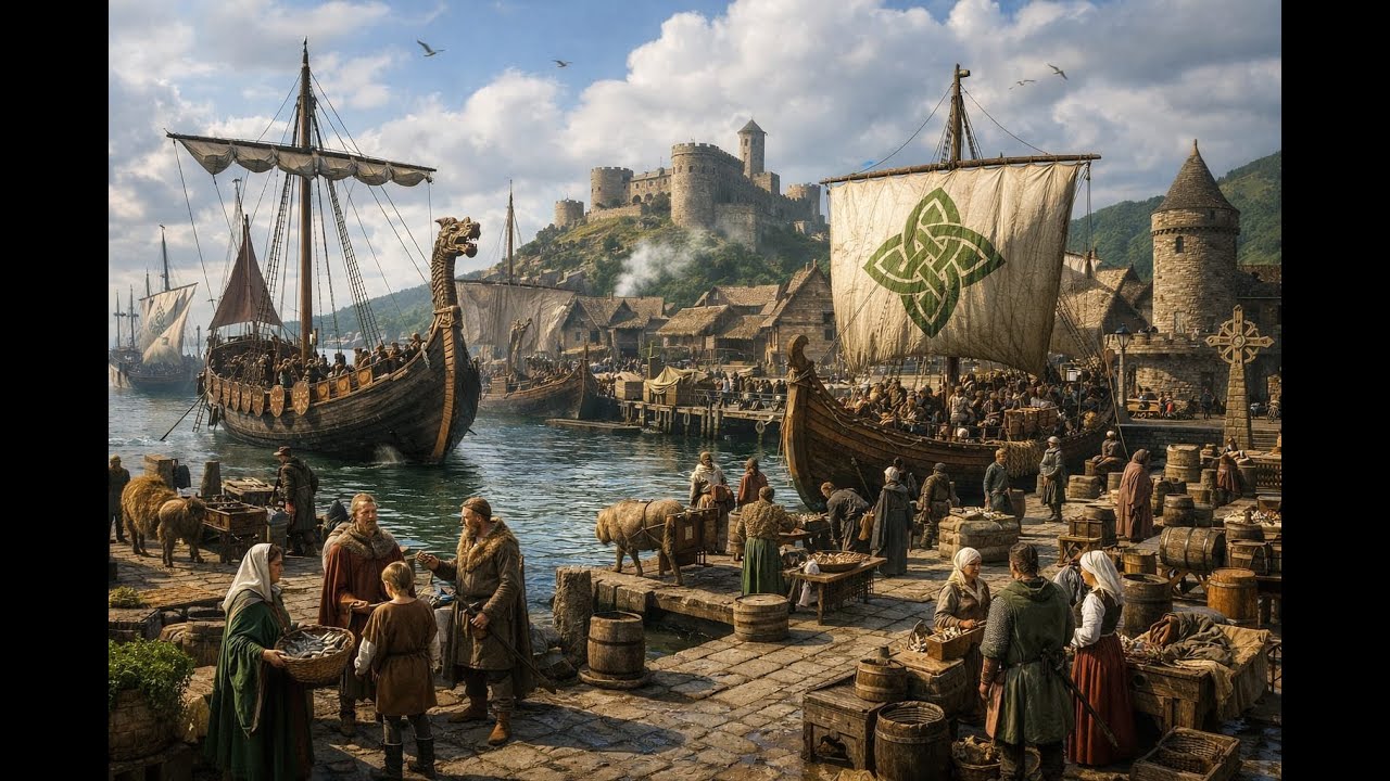 Música Relaxante - Calmaria de Paz Interior - Vila Celta do Porto ao Castelo #celticmusic #fantasy