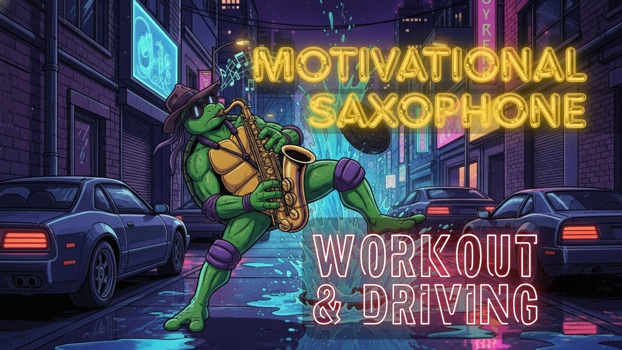 80’s Saxophone Synthwave — Motivational Workout & Driving Retro Beats