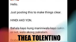 Thea Tolentino Scandal Video Fake News