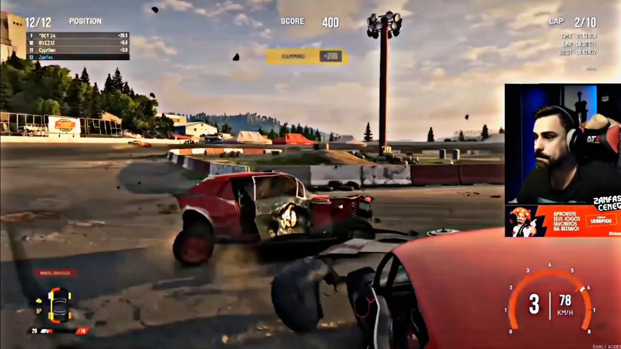 😱OLHEM O QUE ESSE STREAMING FEZ NA SUA LIVE DURANTE UMA CORRIDA 🏎️