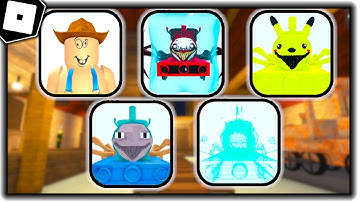 How to get ALL 5 NEW BADGES in [🗿NEW] CHOO CHOO CHARLES MORPHS - Roblox
