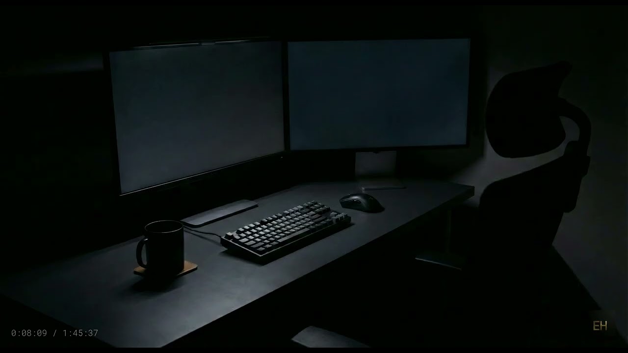 The Grind Never Sleeps | 1 Hour Dark Cinematic Focus Music for Late Night Coding (No Lyrics)