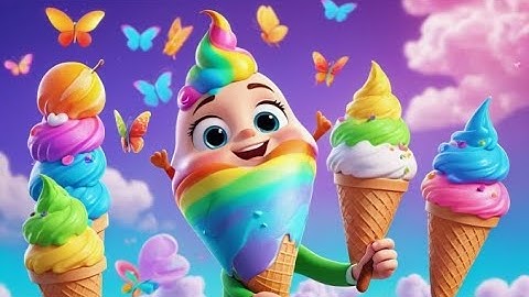 Ice Cream Colors & Counting Fun | Sweet Treat & Number Learning Song for Kids