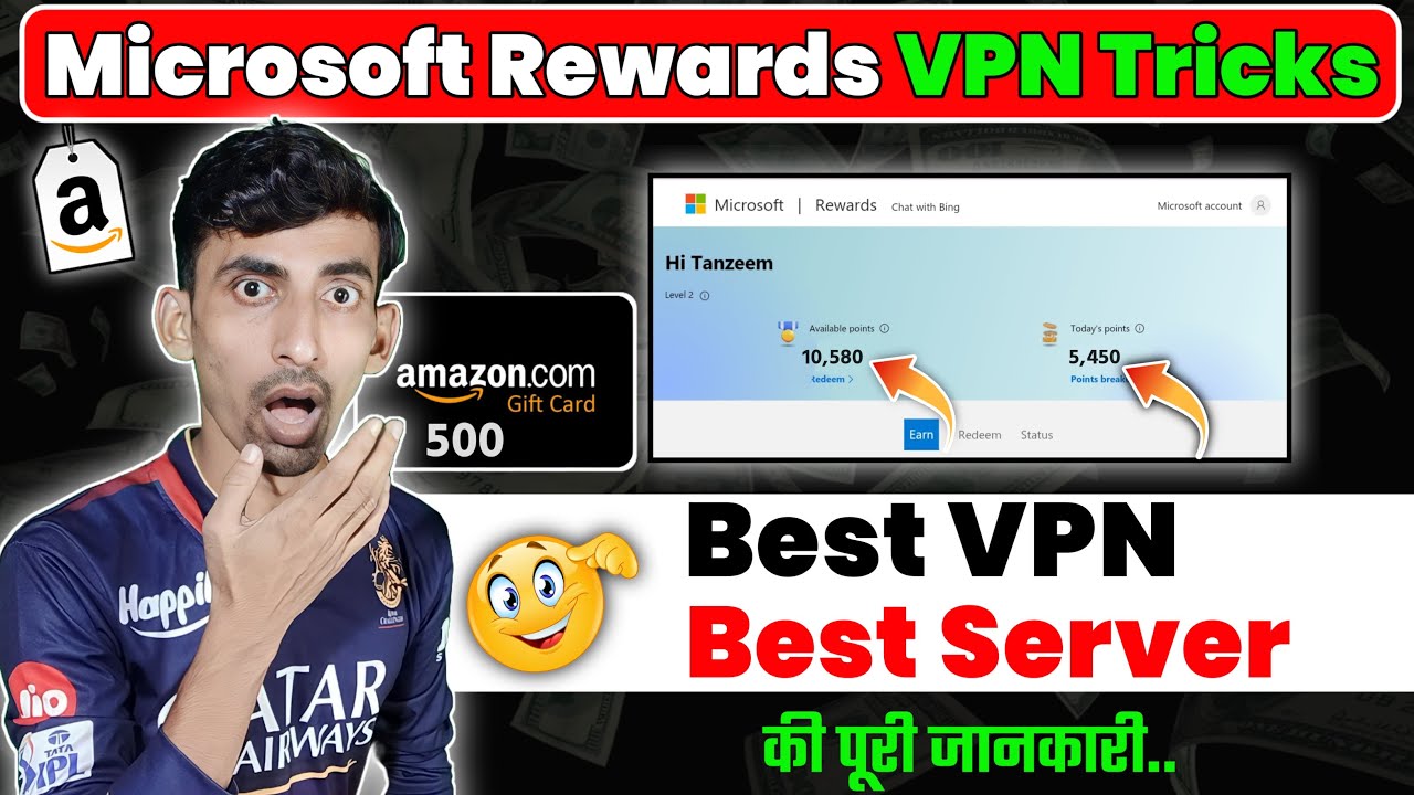 Microsoft Rewards New VPN Tricks 😱 || Microsoft Rewards VPN Not Working ...