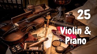 25 awesome violin and piano music, you can hear in the midnight