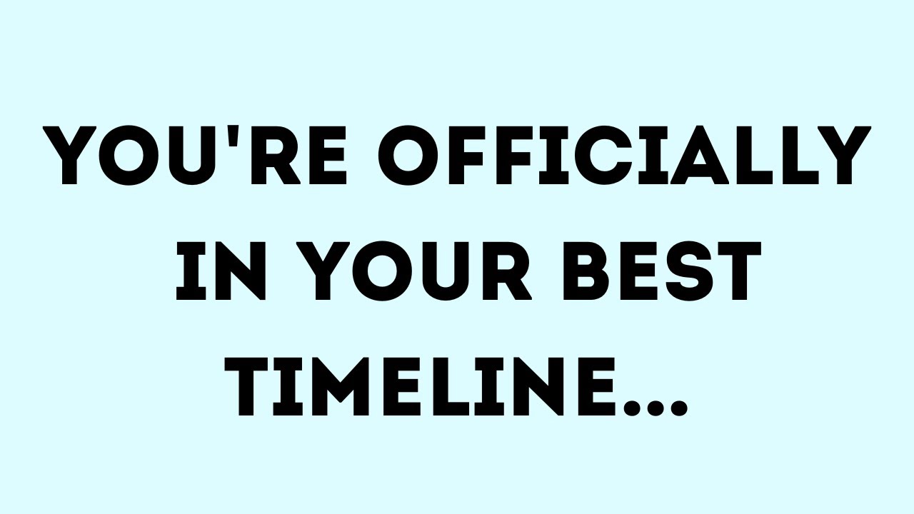 🛑✝️ God Message Today || You're officially in your best timeline... || God Message | God Says