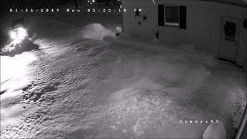 Polaris Turbo Rzr VS 3 Feet of snow!  You decide.