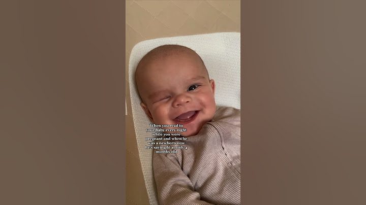 This baby can talk already ❤️