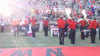 NWOSU Band Cheerleader Football Team Entrance