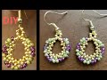 Grapevines DIY Beaded Earrings How to make Beaded Jewelry / All Seed Beads / Beading Tutorial #163