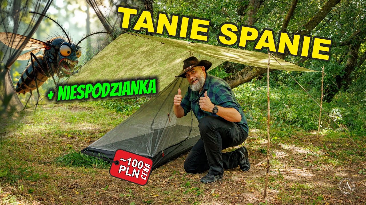 Niedrogi patent na modułowy zestaw do spania w lesie i NIESPODZIANKA!