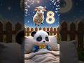 1 to 10 Sheep Counting with Piko 🐼🌙#counting #kidseducation