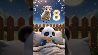 1 to 10 Sheep Counting with Piko 🐼🌙#counting #kidseducation