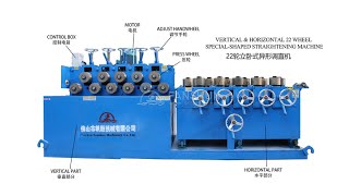 Lw40 s10 Hexagonal Brass Bar Test Machine Heavy Duty Vertical And Horizontal Straightening Machine