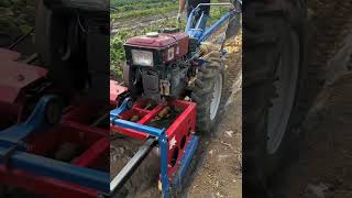 Part 66 potatoes agricultural procedure via rotary tillage machine