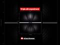 Triple slit Experiment #physicsoflight #diffraction #lightworkers