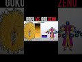 goku vs God Zeno +omnking power levels #dragonball #shorts #viralvideo #popular #newvideo #trending
