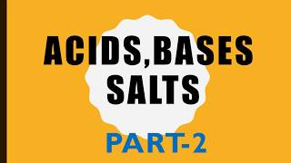 Acids, Bases & Salts/TNPSC General Science/Class-4