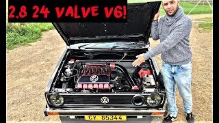 This VR6 Swapped VW MK1 Golf is incredible!